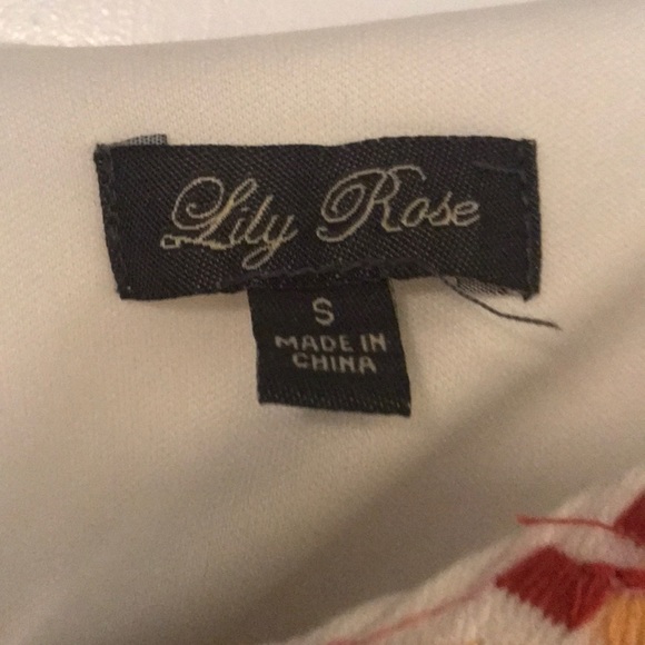 Lily Rose White Cut Out Shoulder Dress - Picture 4 of 6